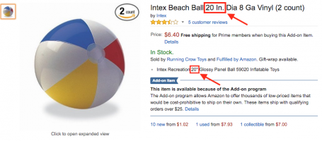 amazon-intex-beach-ball-incorrect