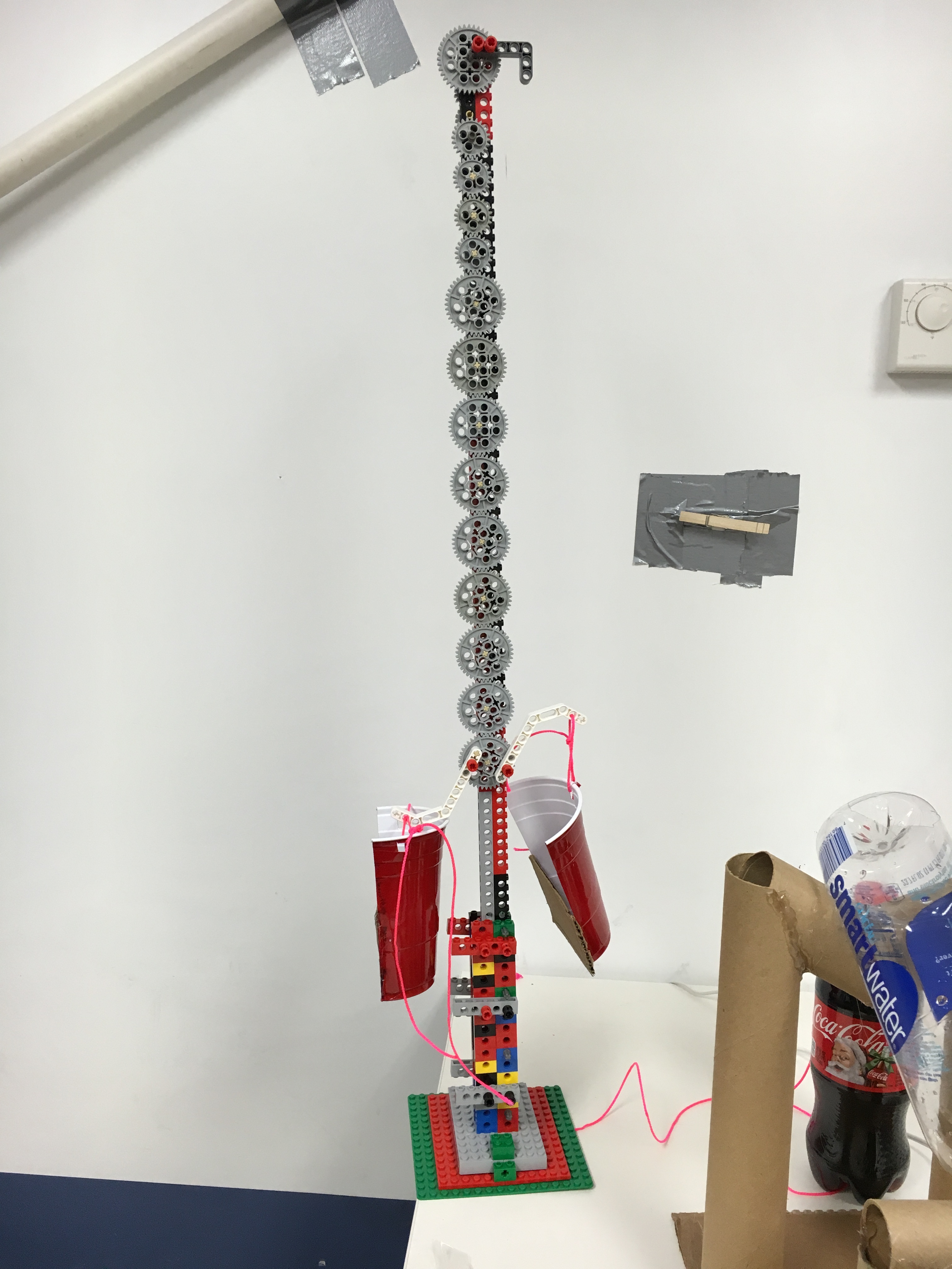 Rube Goldberg ‘NonSoda’ dispenser Tufts Maker Network